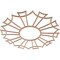 Ekena Millwork Augustus Wood Fretwork Pierced Ceiling Medallion, Cherry, 32"OD x 11 1/4"ID x 1/4"T CMWP32X32X0250AUCH - alternate 5